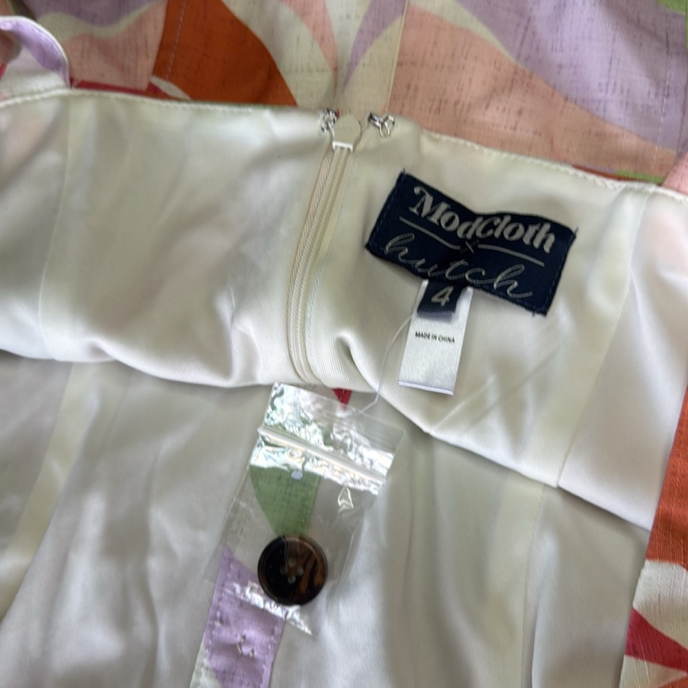 ModCloth x Hutch Start of Spring Cropped Jumpsuit Size 4 - Picture 11 of 13